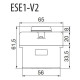 Одномодульний пост кнопки ETI 004771440 ESE1-V2 («STOP» червоний)