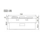 Тримодульний пост кнопки ETI 004771446 ESE3-V8 «START/STOP» з індикатором 240V AC