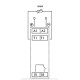 Термореле ETI 002471813 TER-3 В (0...+40) 24-240 AC/DC (1x16A AC1)