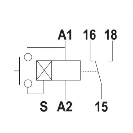 Сутінкове реле ETI 002470011 SOU-1 230V AC (1x16A AC1)