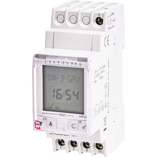 Цифровий таймер ETI 002472053 Eticlock-R1 230V