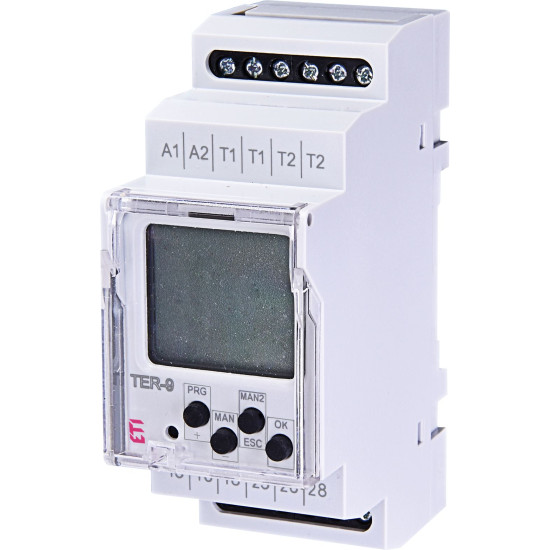 Багатофункціональне цифрове термореле ETI 002471803 TER-9 24V AC/DC (2x16A AC1)