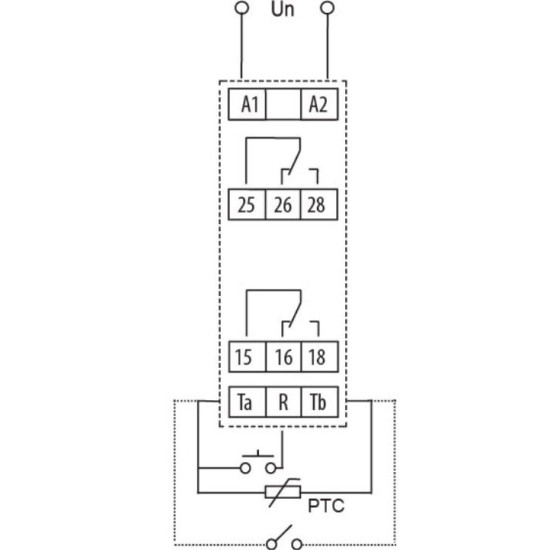 Багатофункціональне цифрове термореле ETI 002471824 TER-9 230V (2x16A AC1)
