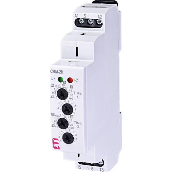 Реле часу ETI 002470003 CRM-2H UNI 12-240V AC/DC