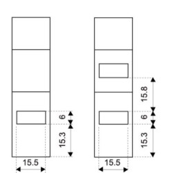 Імпульсне реле з функцією пам'ять ETI 002470007 MR-41 UNI 12-240V AC/DC (1x16A AC1)