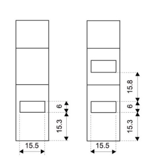 Імпульсне реле з функцією пам'ять ETI 002470008 MR-42 UNI 12-240V AC/DC (2x16A AC1)