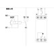 Імпульсне реле з функцією пам'ять ETI 002470007 MR-41 UNI 12-240V AC/DC (1x16A AC1)