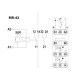 Імпульсне реле з функцією пам'ять ETI 002470008 MR-42 UNI 12-240V AC/DC (2x16A AC1)