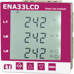 Трифазний аналізатор мережі ETI 004656910 ENA33LCD (96x96мм 230V AC)