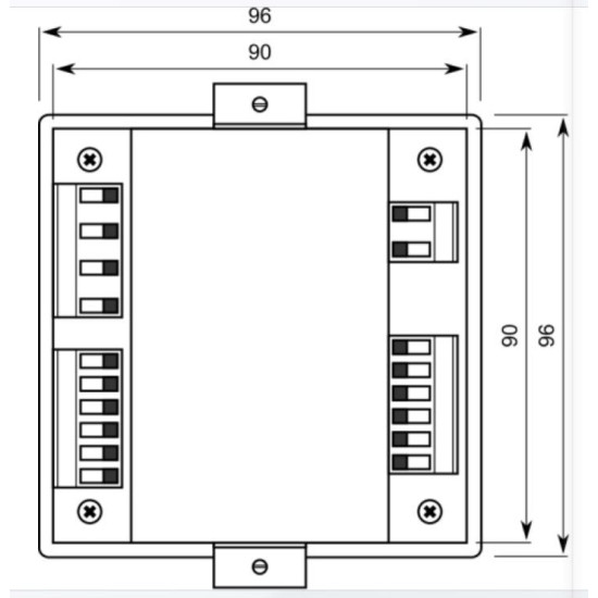 Трифазний аналізатор мережі ETI 004656910 ENA33LCD (96x96мм 230V AC)
