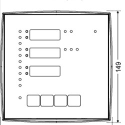 Трифазний аналізатор мережі ETI 004656578 ENA3 (144x144мм 3x400+N)