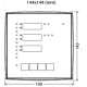 Трифазний аналізатор мережі ETI 004656578 ENA3 (144x144мм 3x400+N)