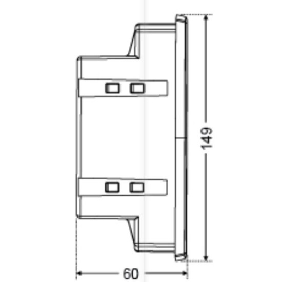 Трифазний аналізатор мережі ETI 004656578 ENA3 (144x144мм 3x400+N)
