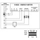 Трифазний аналізатор мережі ETI 004656579 ENA3D (9 модулів DIN-rail 230 L/N)