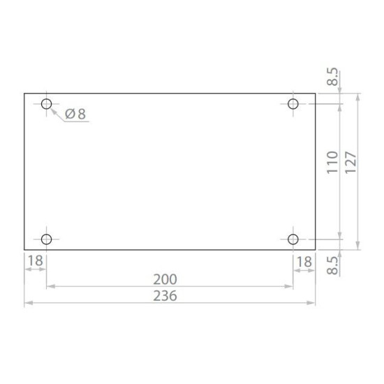 Пластикова розподільна коробка ETI 001102500 SB-32 (270x180x170) IP66