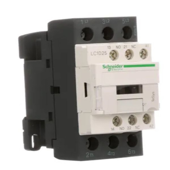 Контактор Schneider Electric TeSys 3Р, 25A, НВ+НЗ