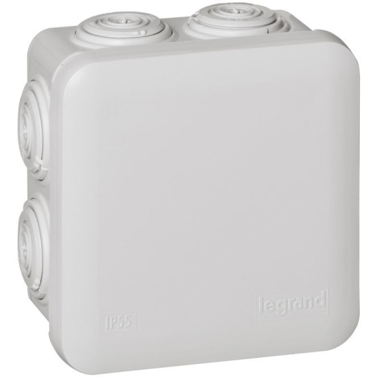 Перехідна розподільна коробка Legrand 92012 (80х80х45) IP55