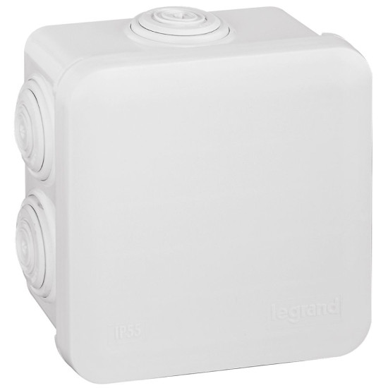Розподільна коробка Legrand 92013 (80х80х45) IP55 біла