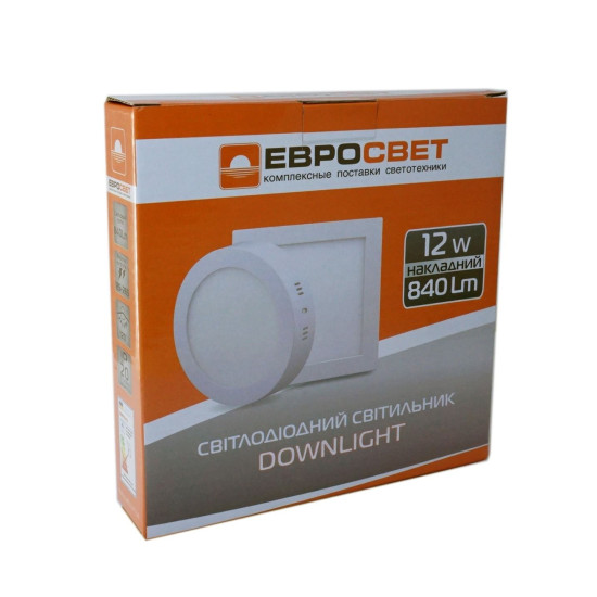 Світильник Євросвітло LED-SS-170-12 12Вт 4200