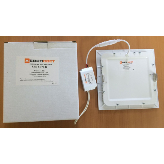Світильник Євросвітло LED-S-170-12 6400K