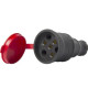 Силовий роз'єм на кабель E.Next e.socket.rubber.031.25