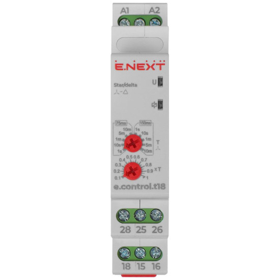 Реле часу запуску зірка-трикутник e.control.t18, E-Next