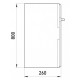 Бокс ударостійкий Enext e.plbox.600.800.260.blank