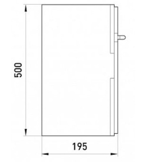 Бокс ударостійкий Enext e.plbox.350.500.195.blank