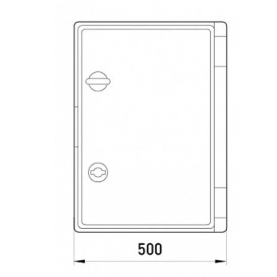 Бокс міцний Enext e.plbox.500.700.245.blank