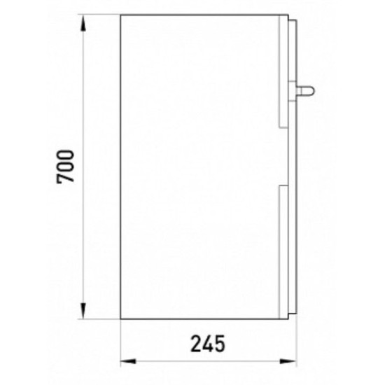 Бокс міцний Enext e.plbox.500.700.245.blank