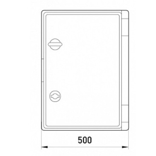Бокс ударостійкий Enext e.plbox.500.600.220.tr