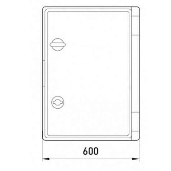 Бокс ударостійкий Enext e.plbox.600.800.260.tr