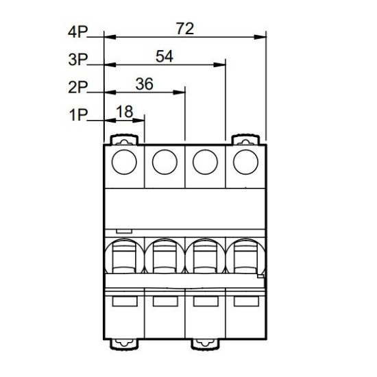 Автоматичний вимикач Schneider Electric iC60N 3P 2A C
