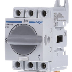 Рубильник Hager HAB302 3P 20А
