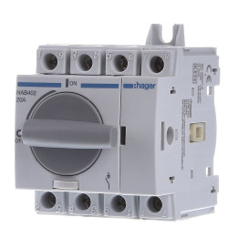 Рубильник Hager HAB402 4P 20А
