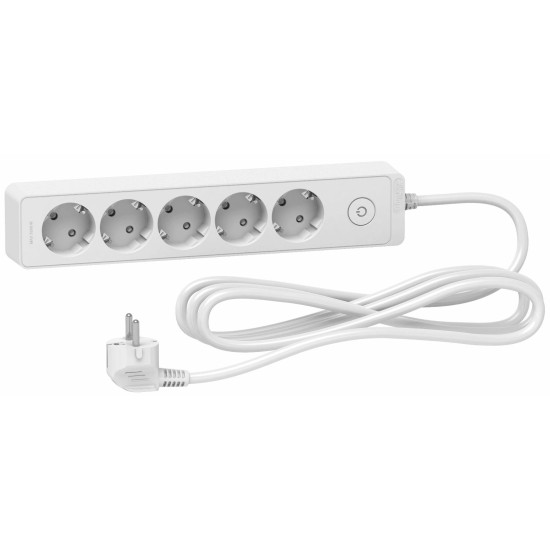 П'ятимісний подовжувач Schneider Electric ST9453W (3м) білий