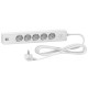Подовжувач Schneider Electric ST945U3W на 5 гнізд та 2хUSB (3м) білий