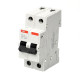 Автоматичний вимикач ABB BASIC M 2Р 25А 4,5kA