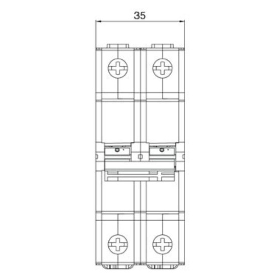 Автоматичний вимикач ABB BASIC M 2Р 16А 4,5kA