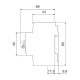 Автомат електроживлення ABB SH202-C25 тип C 25А