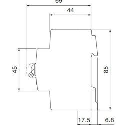 Автомат електричний ABB SH202-C10 типу C 10А