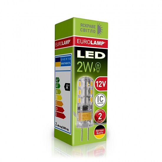 Світлодіодна лампа Eurolamp G4 2Вт 4000K 12В