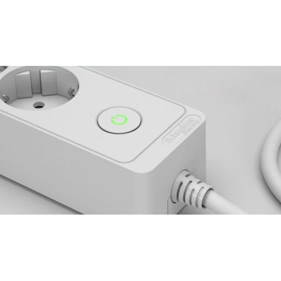 Подовжувач Schneider Electric ST945U1W на 5 гнізд та 2хUSB (1,5м) білий