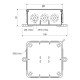 Розподільна коробка Kopos 8130 KA (8595057619050) IP54 85х85х40мм