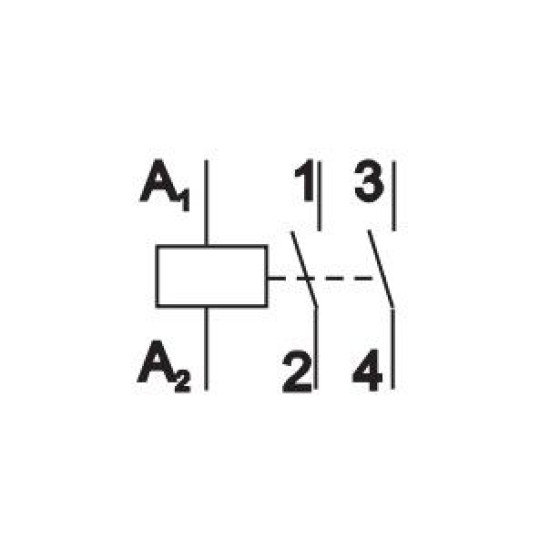 Модульний контактор ETI 002463482 R 63-20 230V