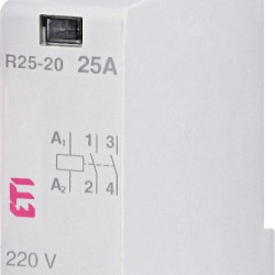 Контактор ETI 002463502 R 25-20 230V AC 25A (AC1)
