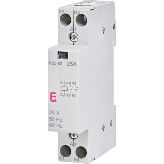 Контактор ETI 002463505 R 25-02 24V AC 25A (AC1)