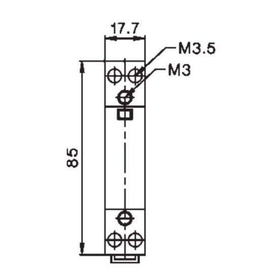 Контактор ETI 002463500 R 25-10 230V AC 25A (AC1)
