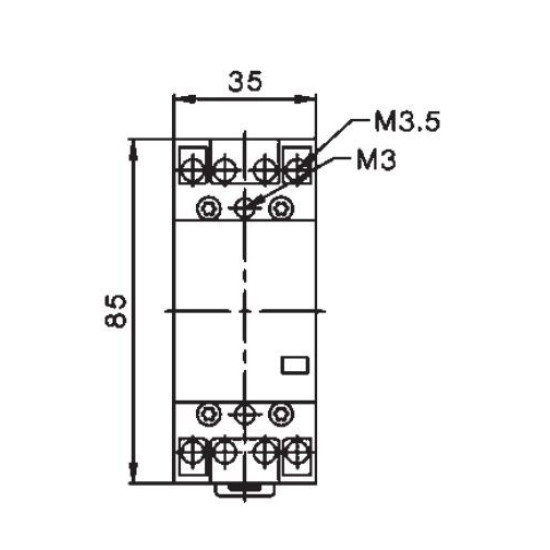 Модульний контактор ETI 002463484 R 63-11 230V