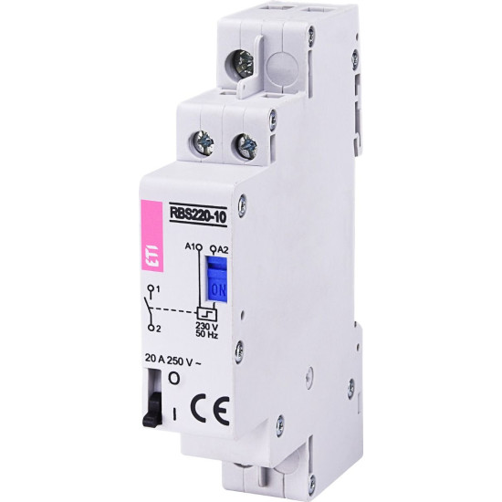 Імпульсне реле ETI 002464100 RВS 220-10 230V AC (20A 1NO)
